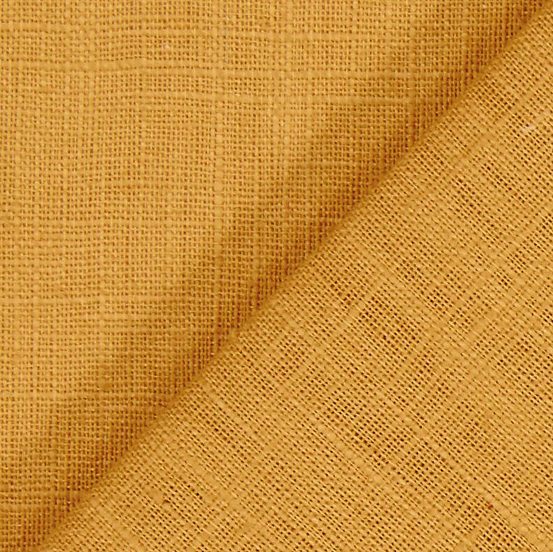 Tessuto di lino misto Ramie medio – giallo curry, image number 3