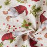 tessuto arredo tessuti canvas Gnomo con berretto – beige chiaro/rosso scuro,  thumbnail number 3
