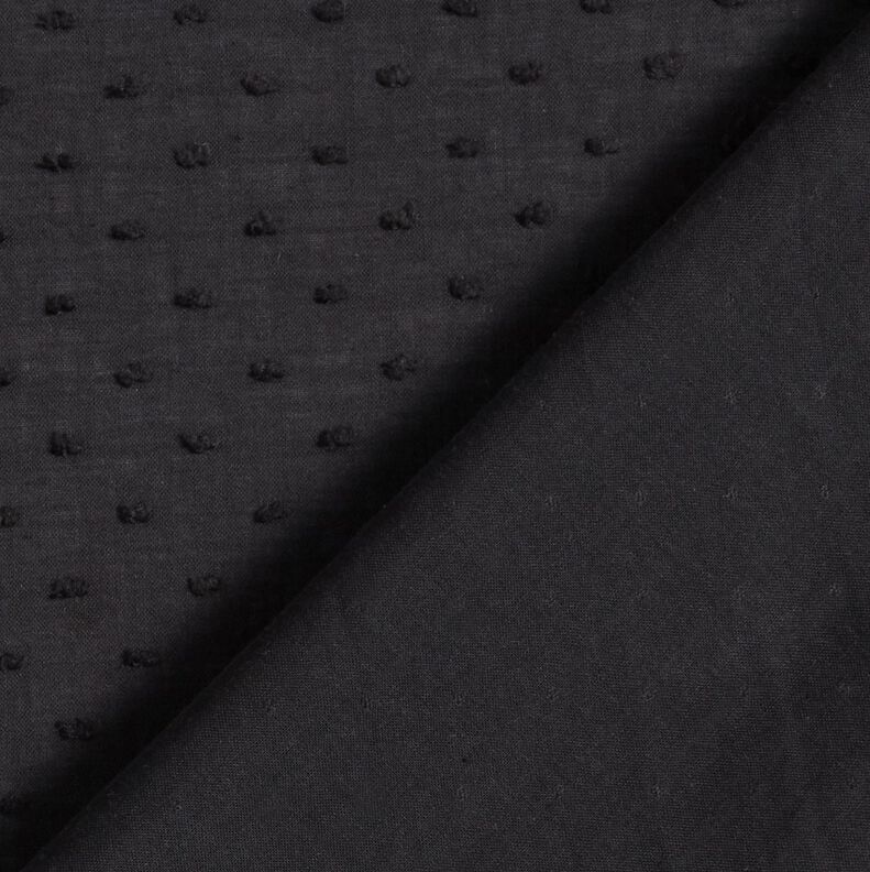 Batista di cotone Dobby – nero, image number 3