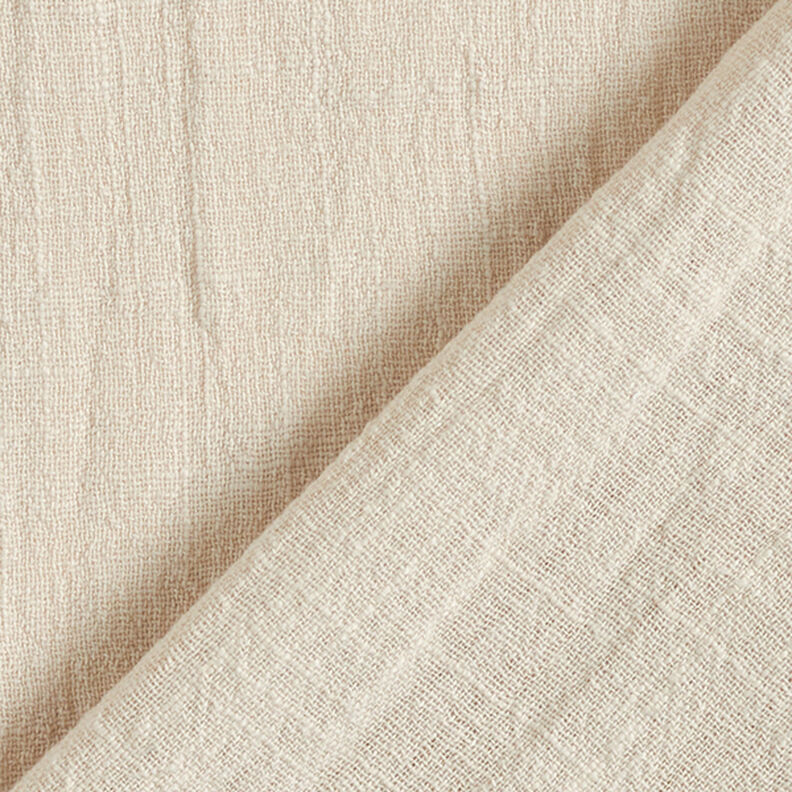 tessuto in cotone effetto lino – beige,  image number 3