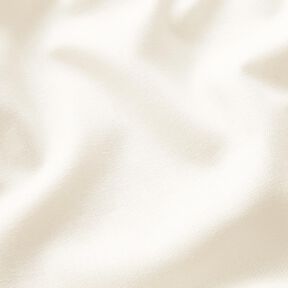 tessuto in cotone cretonne tinta unita – bianco lana, 