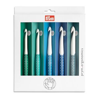 Set di uncinetti per lana, di 5 pezzi [7,0 - 12,0] Ergonomics| Prym, 