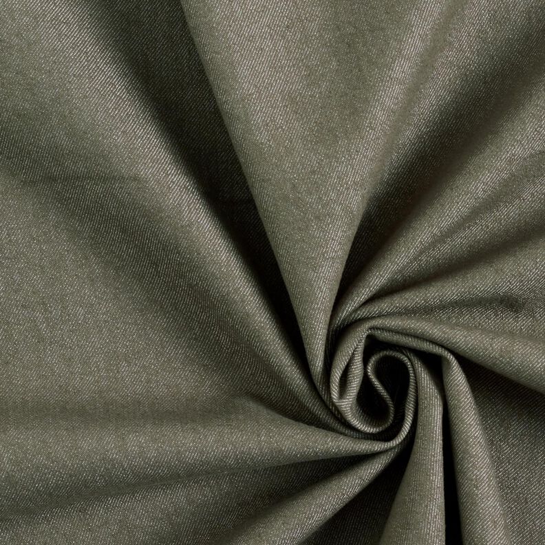 Denim stretch in misto cotone medio – grigio pietra,  image number 1