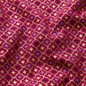 tessuto in cotone popeline Piastrelle festose – bacca/oro,  thumbnail number 2
