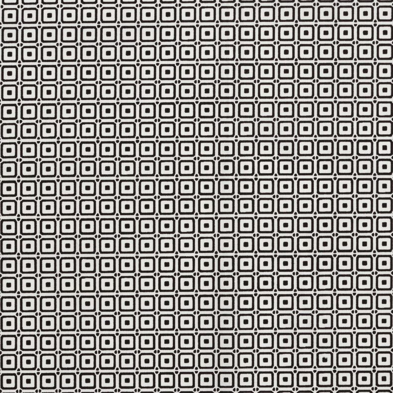 Tessuto per camicia a quadretti – nero/bianco,  image number 1