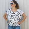 FRAU MIA - blusa ampia con maniche raglan, Studio Schnittreif | XS - XL,  thumbnail number 2