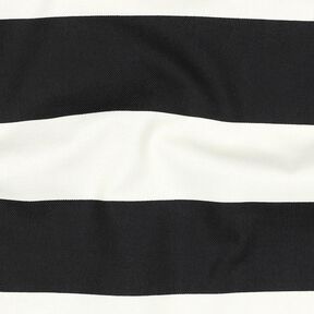 tessuto arredo tessuti canvas Righe gioiose – nero/bianco, 