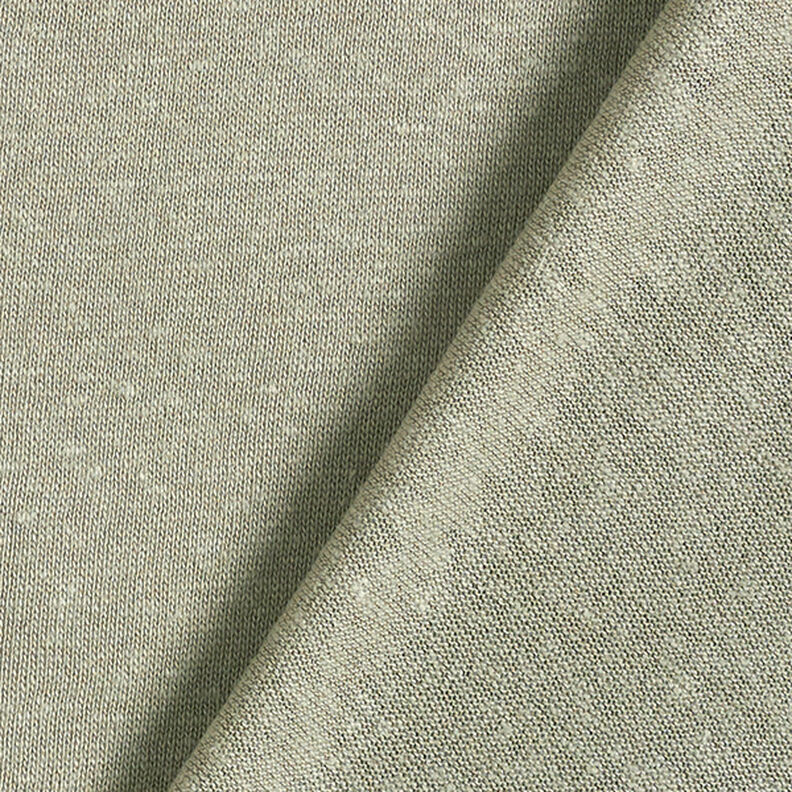 misto lino viscosa tessuto in maglia fine – canna palustre, image number 3