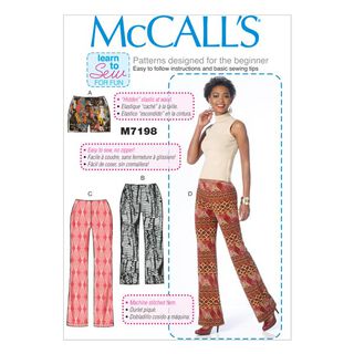 shorts|pantalone, McCalls 7198 | 32 - 48, 
