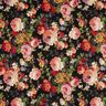 tessuto arredo gobelin mazzi di fiori – nero/terracotta,  thumbnail number 1