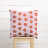 tessuto in cotone cretonne Grandi cuori – rosé/rosso,  thumbnail number 6