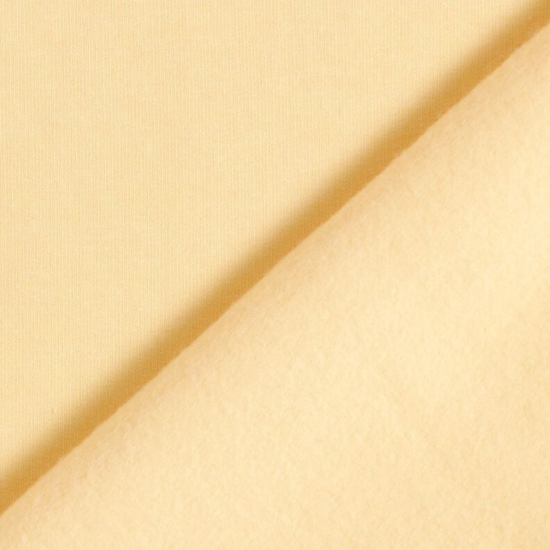 felpa di cotone leggera tinta unita – giallo vaniglia,  image number 5