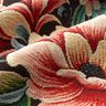 tessuto arredo gobelin Splendidi fiori – nero/rosso,  thumbnail number 2