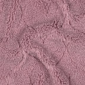 ecopelliccia fantasie a cuori | Poppy Fabrics – rosa antico scuro, 
