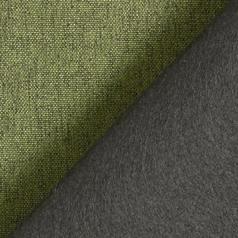 tessuto da tappezzeria fine mélange – verde oliva scuro,  image number 3