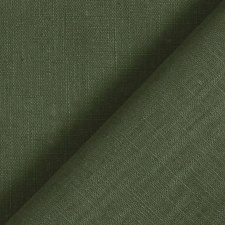 Tessuto di lino misto Ramie medio – verde abete,  image number 3