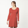 Jersey a costine con righe larghe – corallo,  thumbnail number 5