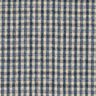 Tessuto per cappotto misto lana a quadri piccoli – beige/blu,  thumbnail number 1