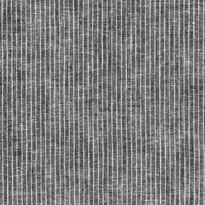 misto cotone-lino Righe sottili – nero/bianco, 