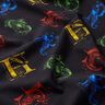 jersey di cotone Tessuto oggetto di licenza Harry Potter, iniziali e animali araldici | Warner Bros.,  thumbnail number 2
