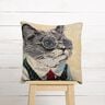taglio di tessuto arredo gobelin gatto elegante &ndash; naturale/grigio,  thumbnail number 6