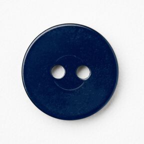 Bottone a 2 fori lucido [Ø 15 mm] – blu notte, 