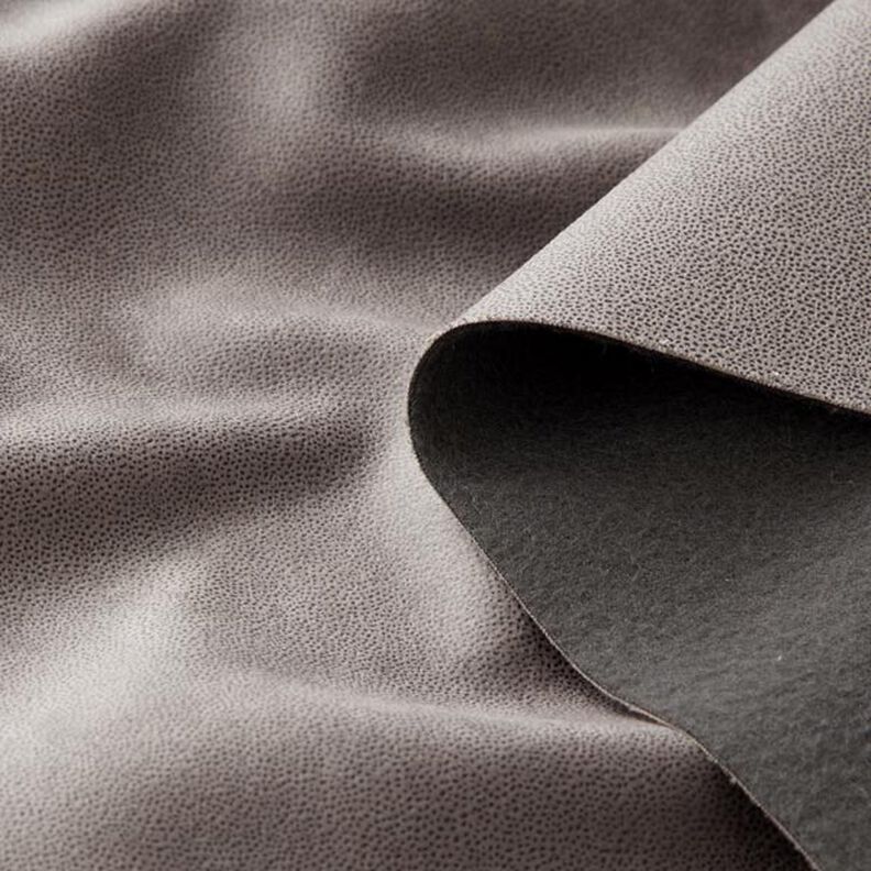 tessuto da tappezzeria ultramicrofibra effetto pelle – grigio,  image number 3