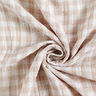 mussolina / tessuto doppio increspato Vichy a quadri tinto in filo – naturale/bianco,  thumbnail number 5