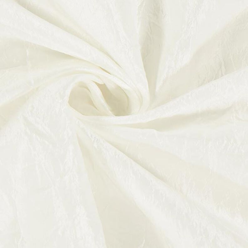 taffettà effetto stropicciato – bianco lana,  image number 2