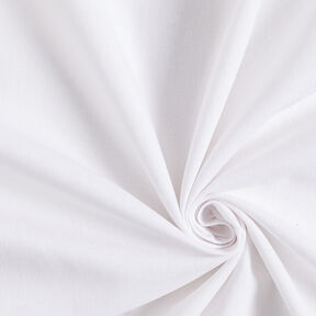 misto cotone-lino tinta unita – bianco, 