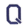 applicazione, lettera Q [ altezza: 4,6 cm ] – blu marino,  thumbnail number 1
