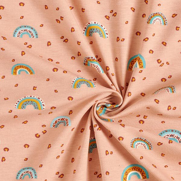 jersey di cotone Leone arcobaleno – albicocca, image number 3