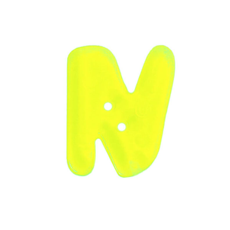 Bottone neon lettera dell'alfabeto – N,  image number 1