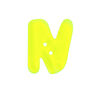 Bottone neon lettera dell'alfabeto – N,  thumbnail number 1