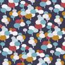 jersey di cotone Alberi a pois – blu notte,  thumbnail number 1