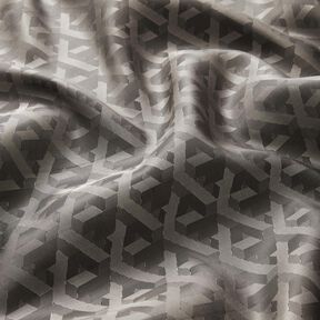 tessuto per fodere Jacquard Forme geometriche – grigio, 