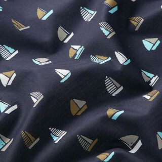 GOTS batista barche a vela | Tula – blu notte, 