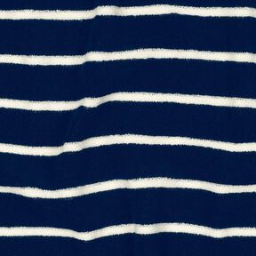 Maglia in spugna righe – blu notte/avorio, 