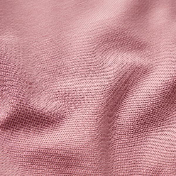 bambù jersey di viscosa tinta unita – rosa anticato, image number 3