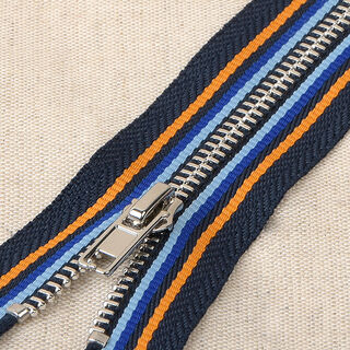 Cerniera lampo  – blu marino/arancione, 