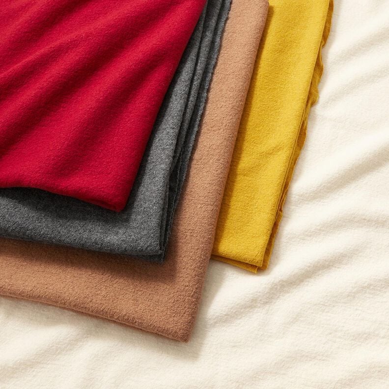 Tessuto leggero in maglia in misto viscosa e lana – moca,  image number 4