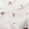 mussolina / tessuto doppio increspato fiori – bianco,  thumbnail number 2