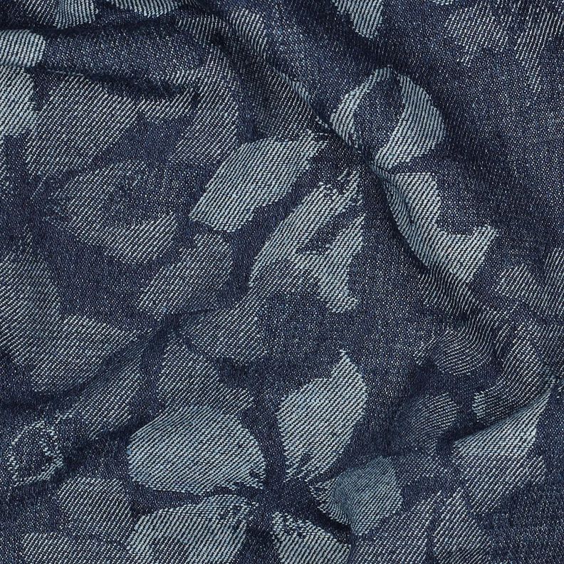 Fiori in misto cotone denim – colore blu jeans,  image number 2