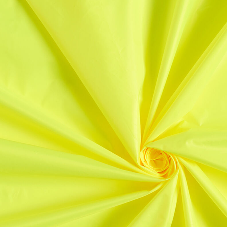 tessuto idrorepellente per giacche ultraleggero – giallo neon,  image number 1