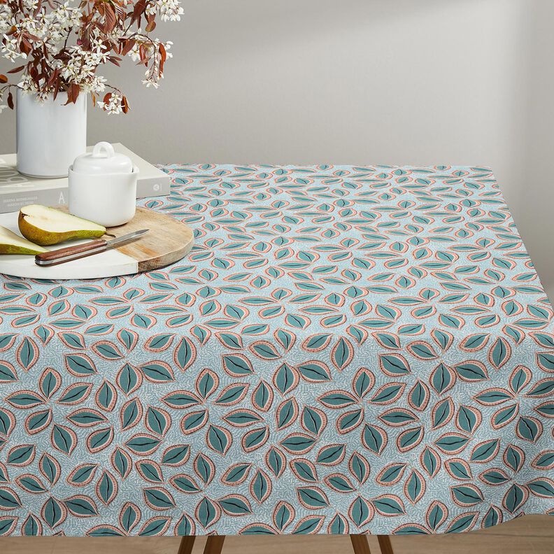 tessuto in cotone cretonne Foglie artistiche – eucalipto, image number 8