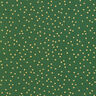 tessuto in cotone popeline Punti fini – verde/oro,  thumbnail number 1