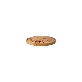bottone in legno, 2 fori – beige, 