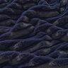 Pelliccia sintetica a righe orizzontali larghe – blu notte,  thumbnail number 2