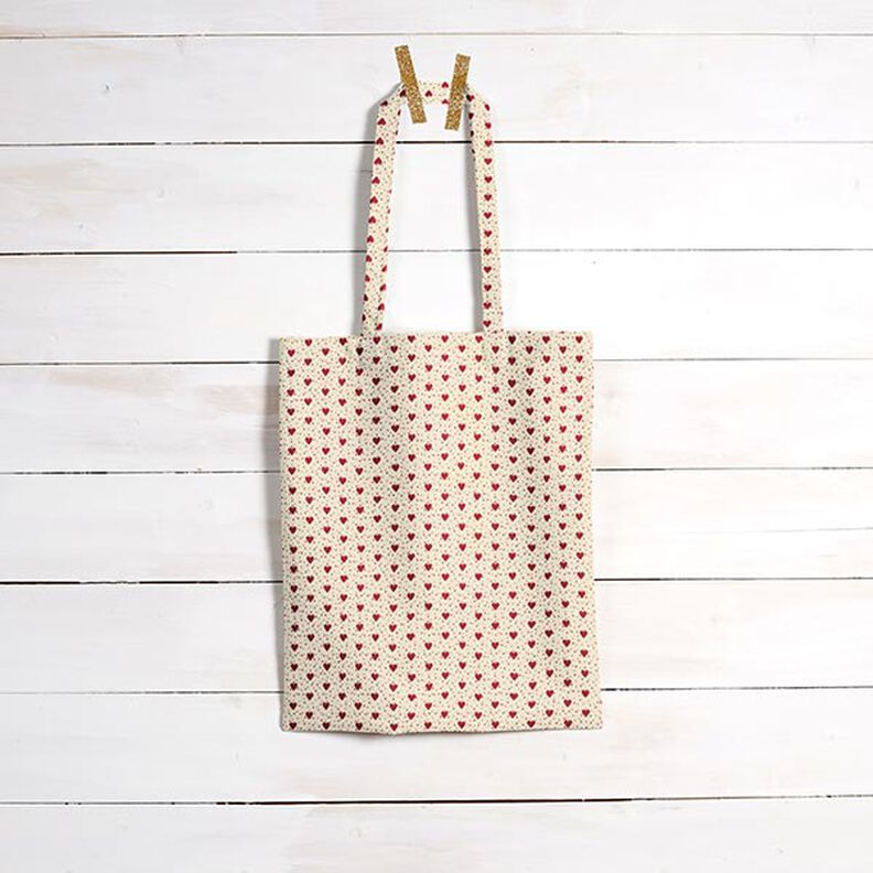 cotone rivestito cuori – beige chiaro/rosso, image number 7