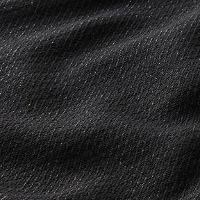 Costume in tessuto glitter a trama diagonale – nero, 
